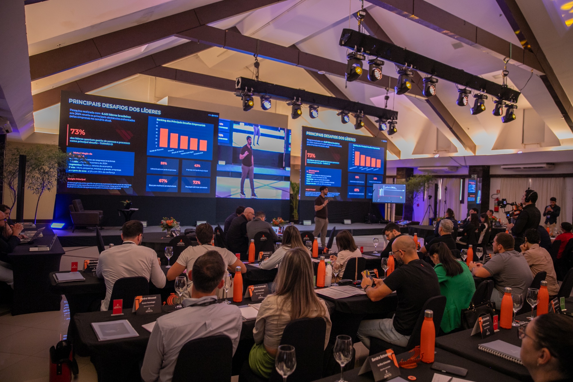 Evento GI - Palestrante e público